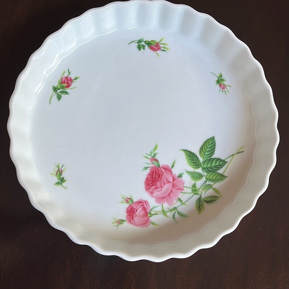 Christine Holm rose quiche or tart pan - Picture 2 of 6